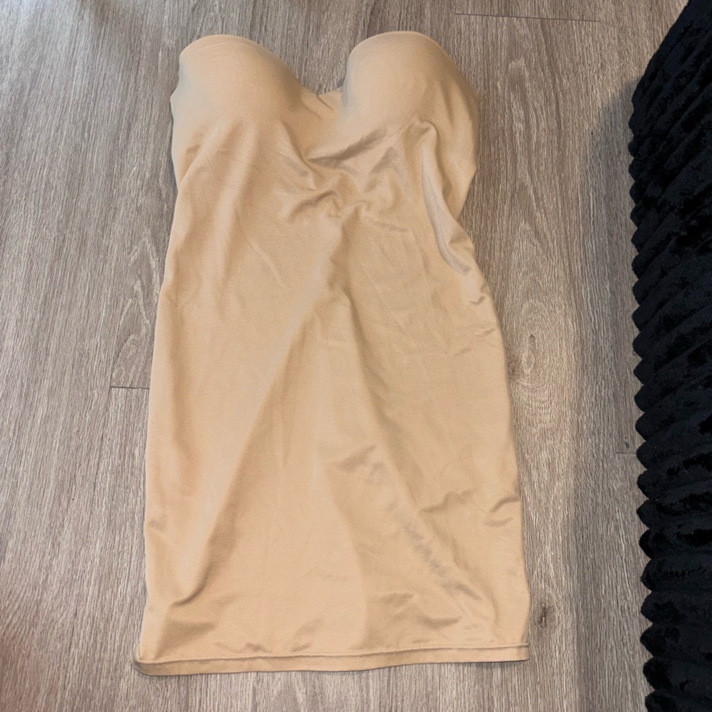 Flexees Tan Strapless Shapewear Size 34C